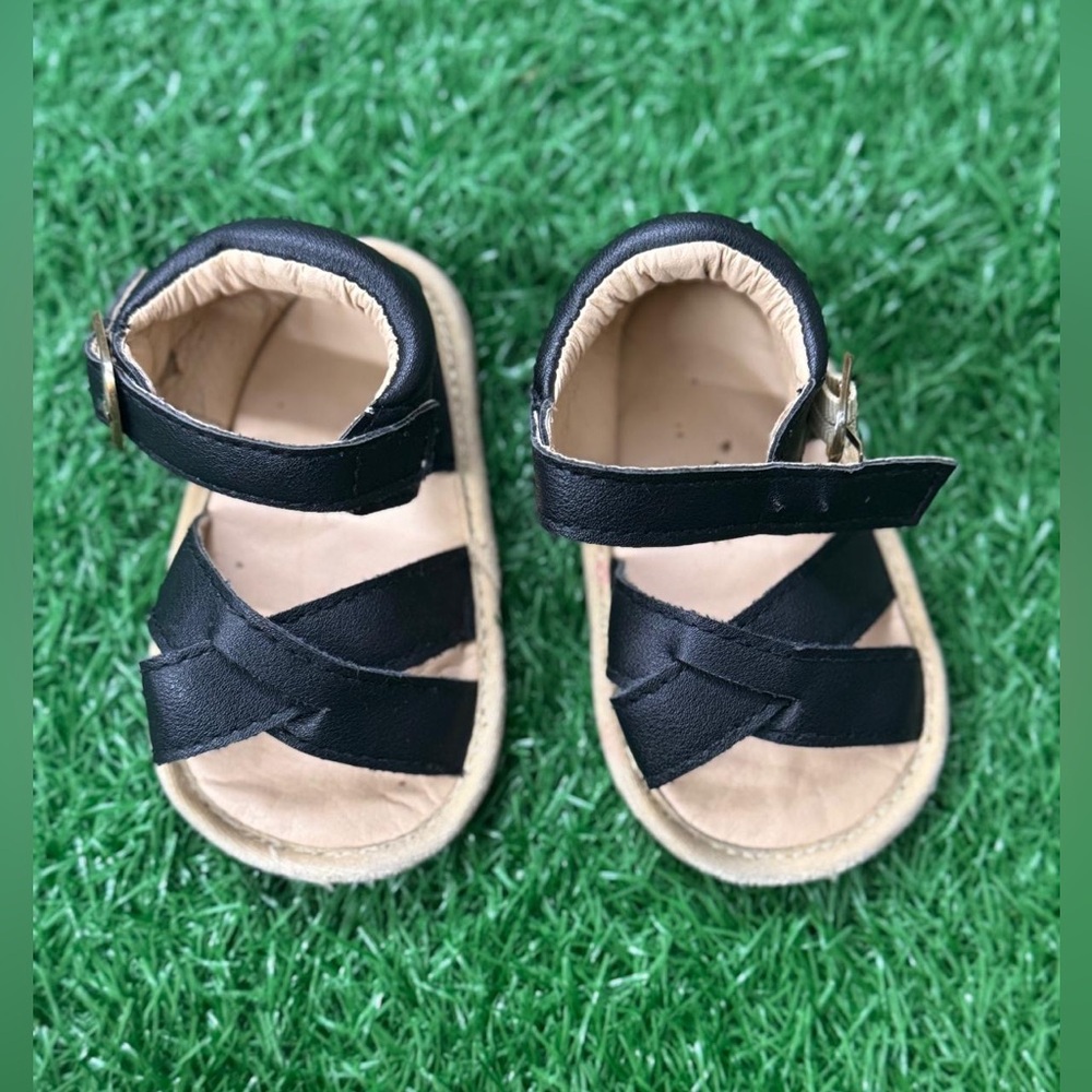 Black Kids Sandals Size‎ 3